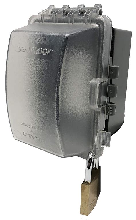 electrical outdoor boxes|lockable outside electrical outlet boxes.